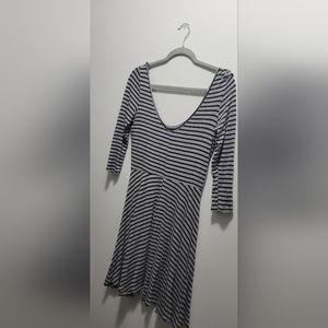 Deep Neck Dress